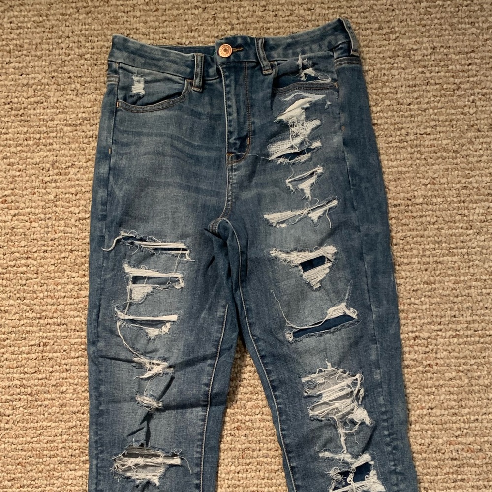American Eagle CURVY high-rise jeggings!